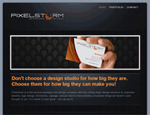 Tablet Screenshot of pixelstorm.co.za